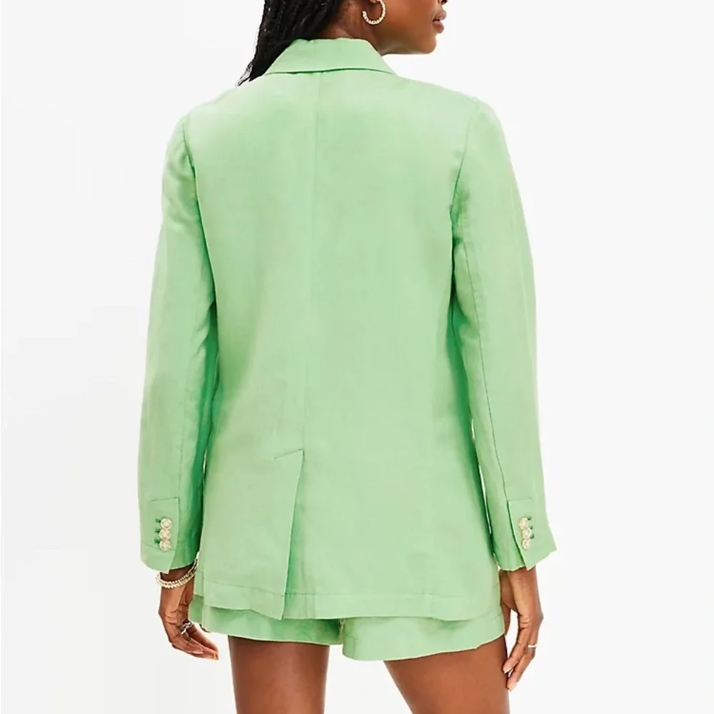 2pc LOFT Blazer & Shorts set Linen Blend Relaxed Blazer and Pull on Shorts LP - Picture 9 of 9